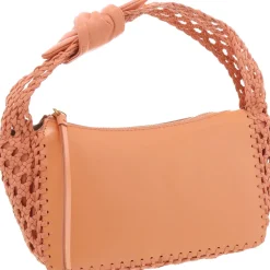 Halia Textured Leather Shoulder Handbag
