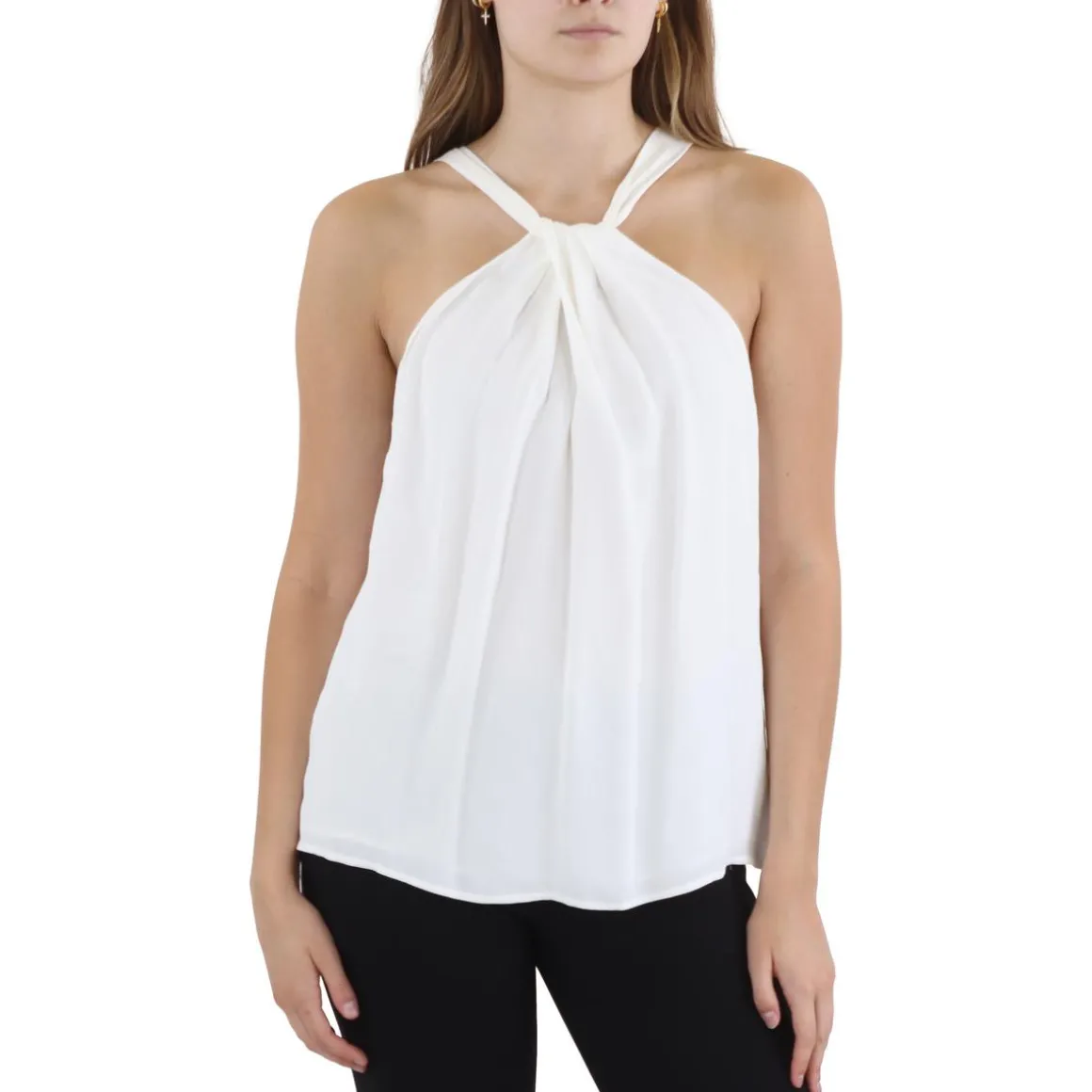 Halter Chiffon Halter Top