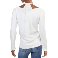 Halter Long Sleeve Pullover Sweater