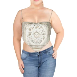 Handkerchief Cropped Tank Top