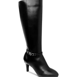 Hanna Leather Tall Mid-Calf Boots