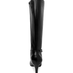 Hanna Leather Tall Mid-Calf Boots