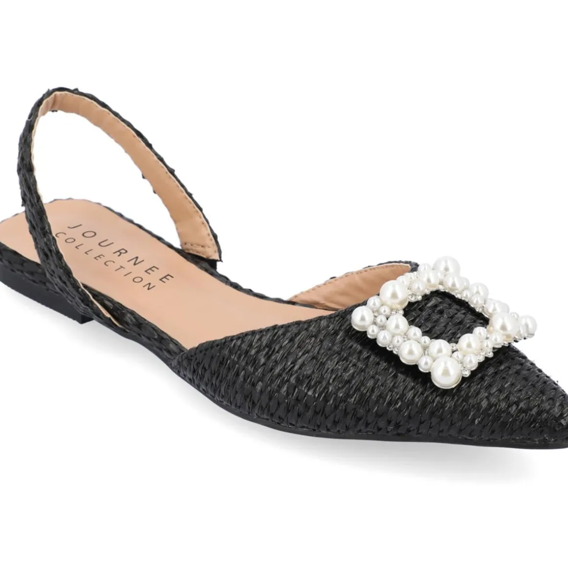 Hannae Embellished Slingback Heels