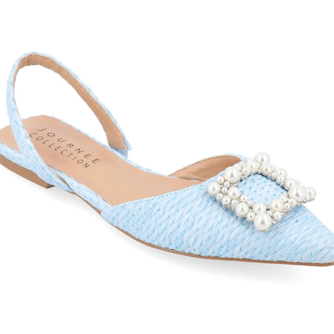 Hannae Embellished Slingback Heels