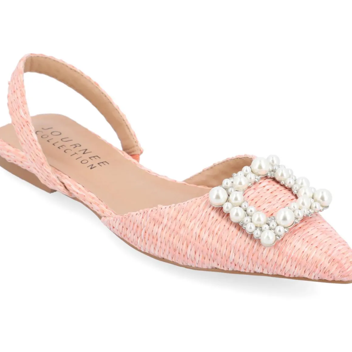 Hannae Embellished Slingback Heels