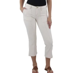 Hannah Crop Denim Flared Jeans