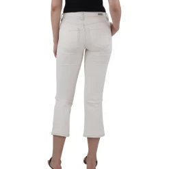 Hannah Crop Denim Flared Jeans