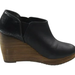 Harlow Faux Leather Wedge Shooties