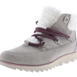 Harlow Lace Cozy Casual Lace-Up Ankle Boots
