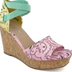 Harlow Padded Insole Wedge Sandals