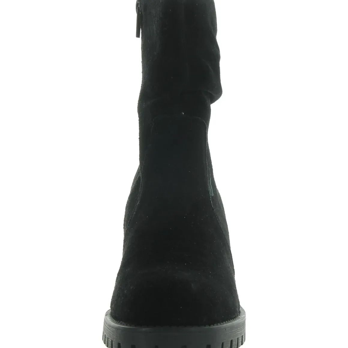 Hattie Faux Suede/Leather Casual Ankle Boots