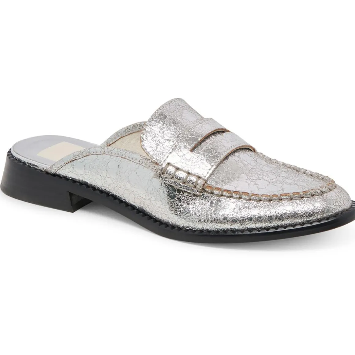 Havan Metallic Leather Loafers