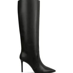 Havanna Wide Calf Faux Leather Knee-High Boots