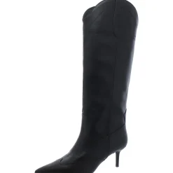 Hayleigh Faux Leather Knee-High Boots