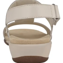 Hazel Leather Embellished Flat Sandals