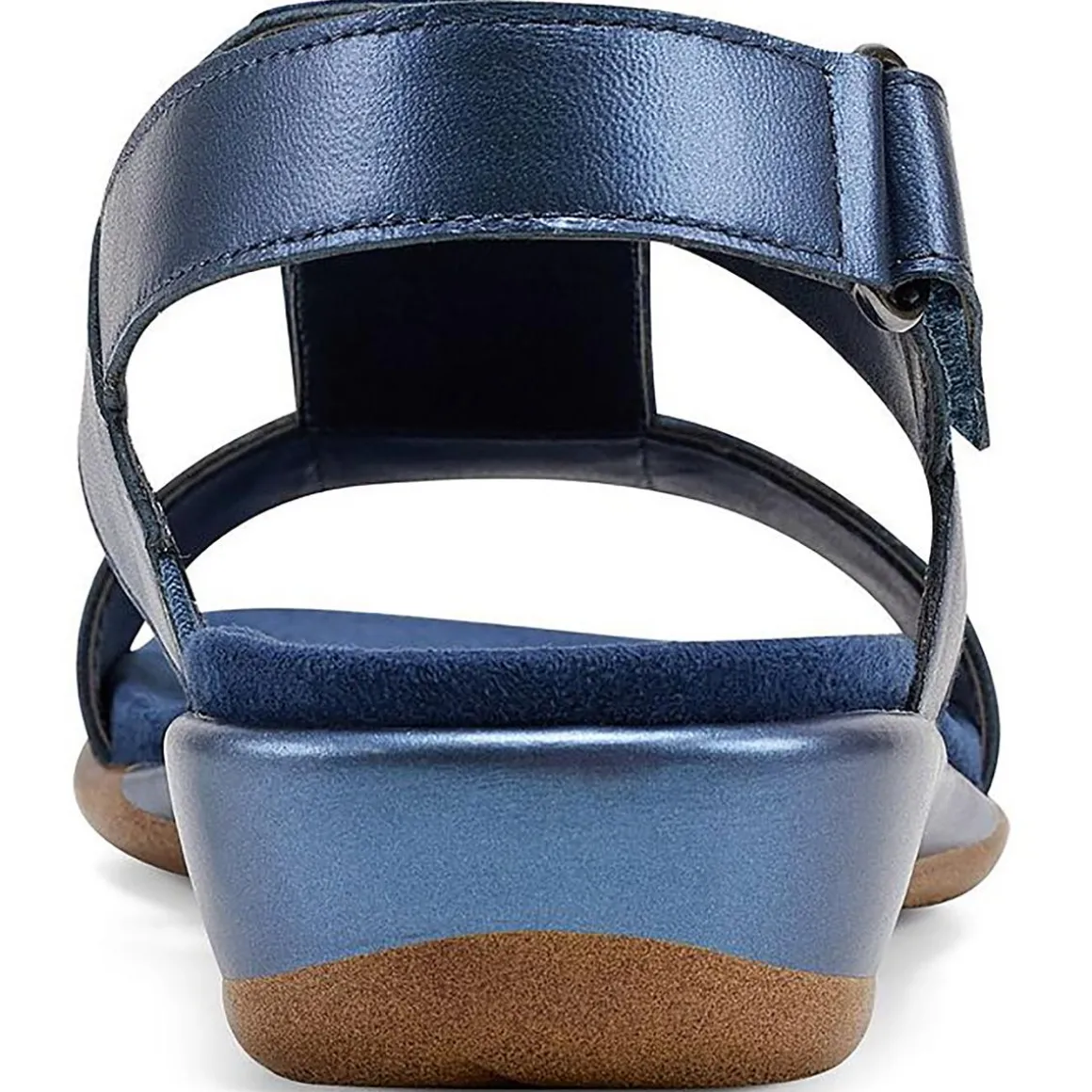 Hazel Leather Embellished Flat Sandals