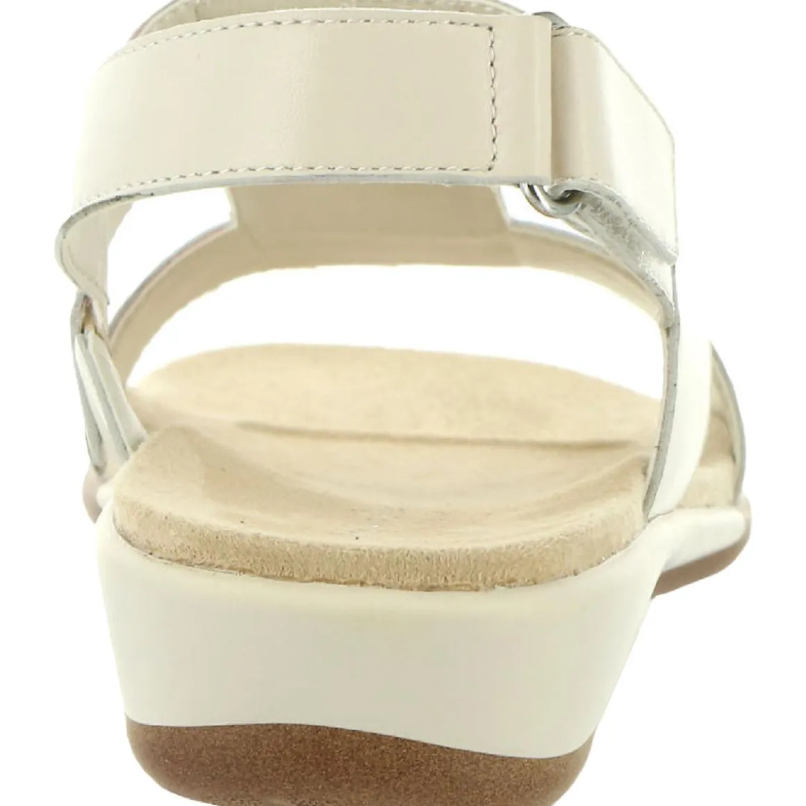 Hazel Leather Embellished Flat Sandals