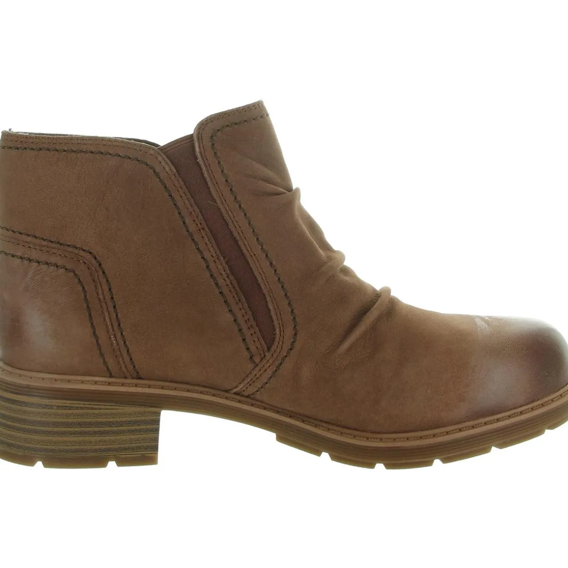 Hearth Dove Zipper Faux Leather Booties