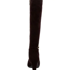 Helio Zipper Faux Suede Knee-High Boots