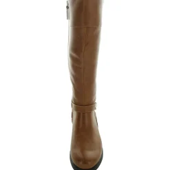 Hello Rider Wide Calf Faux Leather Motorcycle Boots