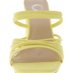 Hera Slip On Square Toe Strappy Sandals