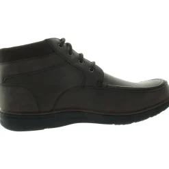 Hertel 01 Faux Leather Lace Up Chukka Boots