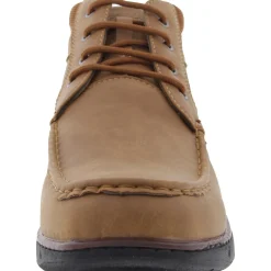 Hertel 01 Faux Leather Lace Up Chukka Boots