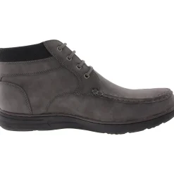 Hertel 01 Faux Leather Lace Up Chukka Boots