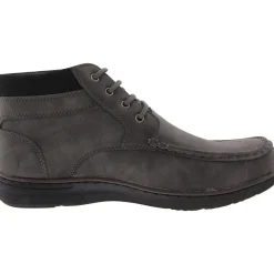 Hertel Lace-Up Faux Leather Chukka Boots