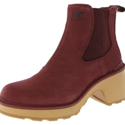 Hi Line Leather Padded Insole Chelsea Boots