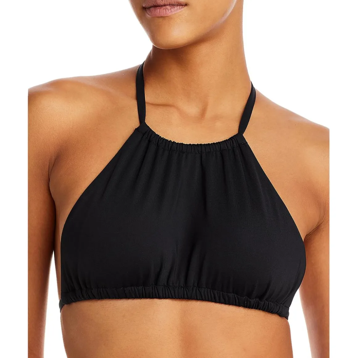 High Neck Halter Bikini Swim Top