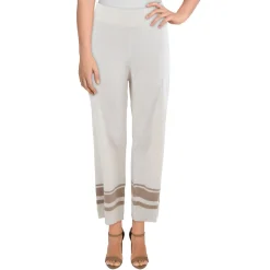 High Rise Cropped Straight Leg Pants