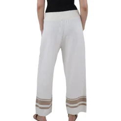 High Rise Cropped Straight Leg Pants