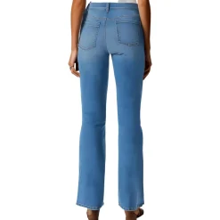 High Rise Dark Wash Bootcut Pants