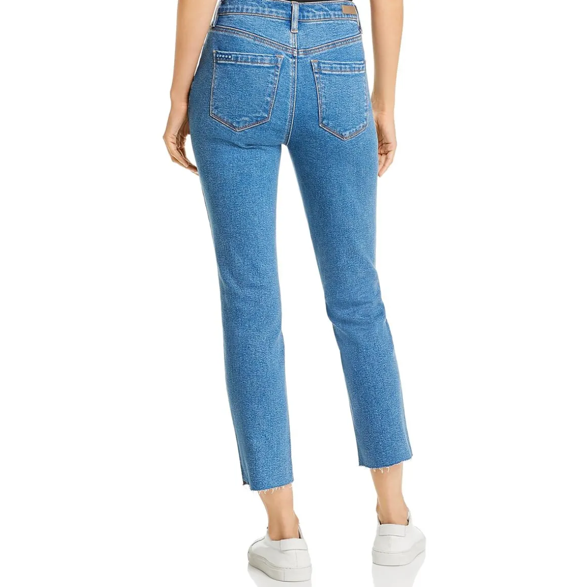 High Rise Denim Cropped Jeans