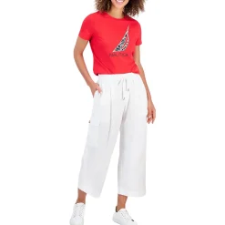 High Rise Drawstring Cargo Pants