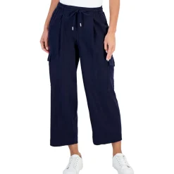 High Rise Drawstring Cargo Pants