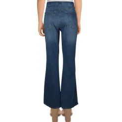 High Rise Pull On Contour Flare Jeans