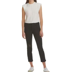 High Rise Slim Fit Boyfriend Jeans