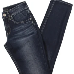 High Rise Slim-Leg Boyfriend Jeans