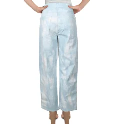 High Waist Cropped Straight Leg Jeans