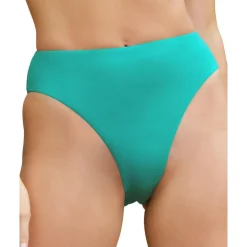 High Waist Solid Swim Bottom Separates