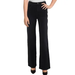 High-Rise Cotton Bootcut Pants