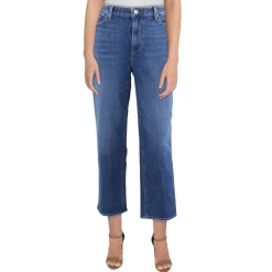 High-Rise Denim Ankle Jeans