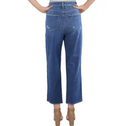 High-Rise Denim Ankle Jeans