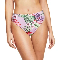 High-Waist Floral Swim Bottom Separates