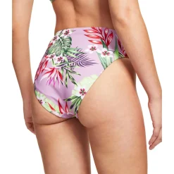 High-Waist Floral Swim Bottom Separates