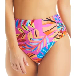 High-Waist Printed Swim Bottom Separates