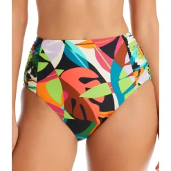 High-Waist Printed Swim Bottom Separates
