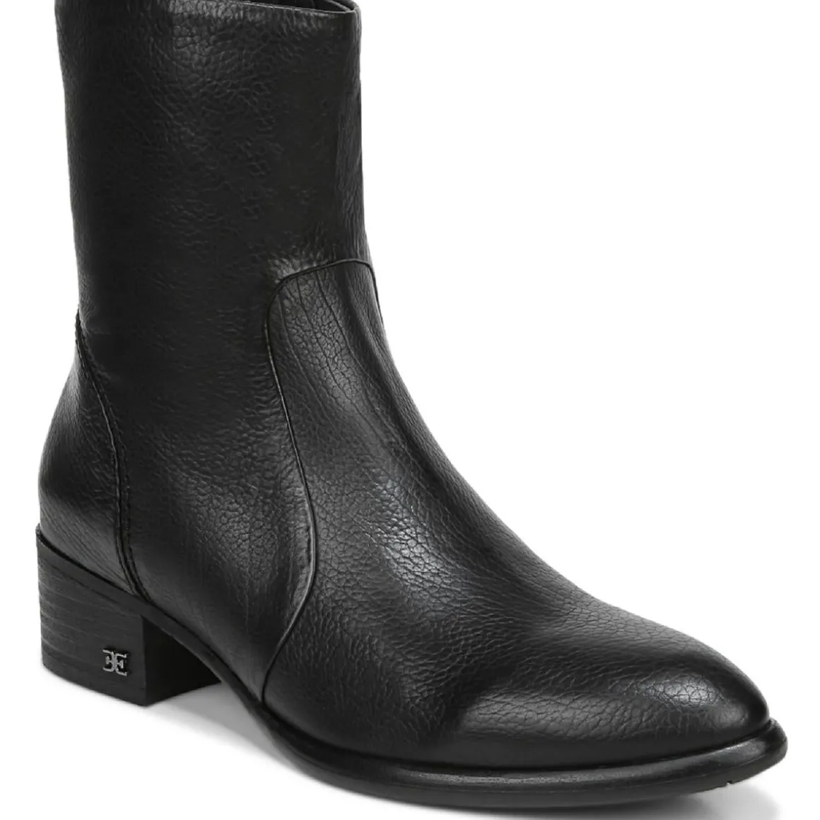 Hilary Leather Pull On Ankle Boots